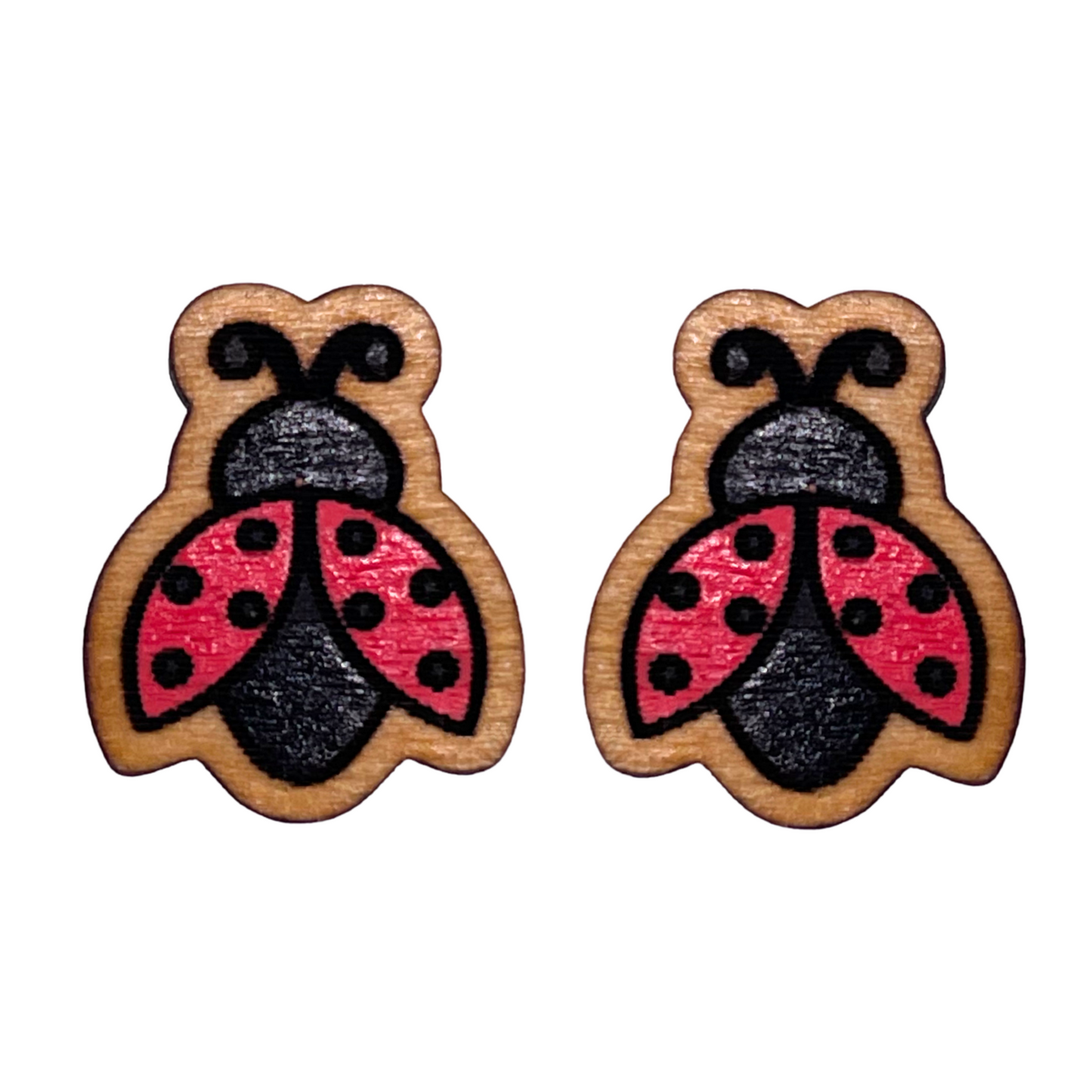 Ladybug Studs