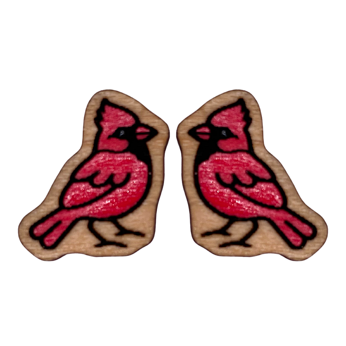 Cardinal Studs