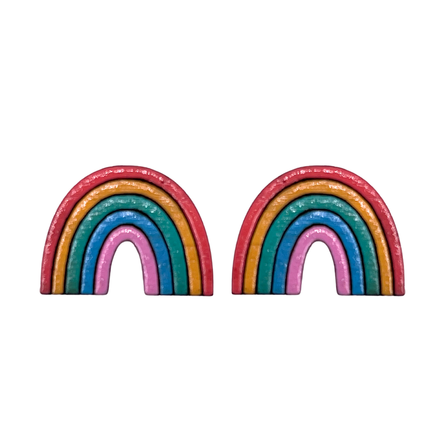 Pastel Rainbow Studs