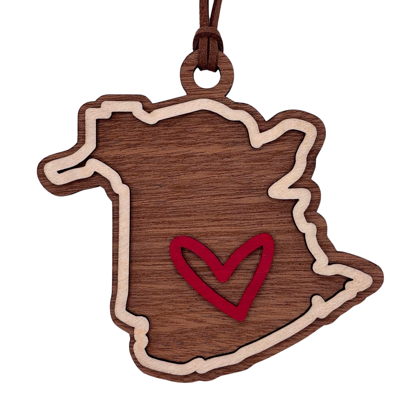 New Brunswick Outline Ornament
