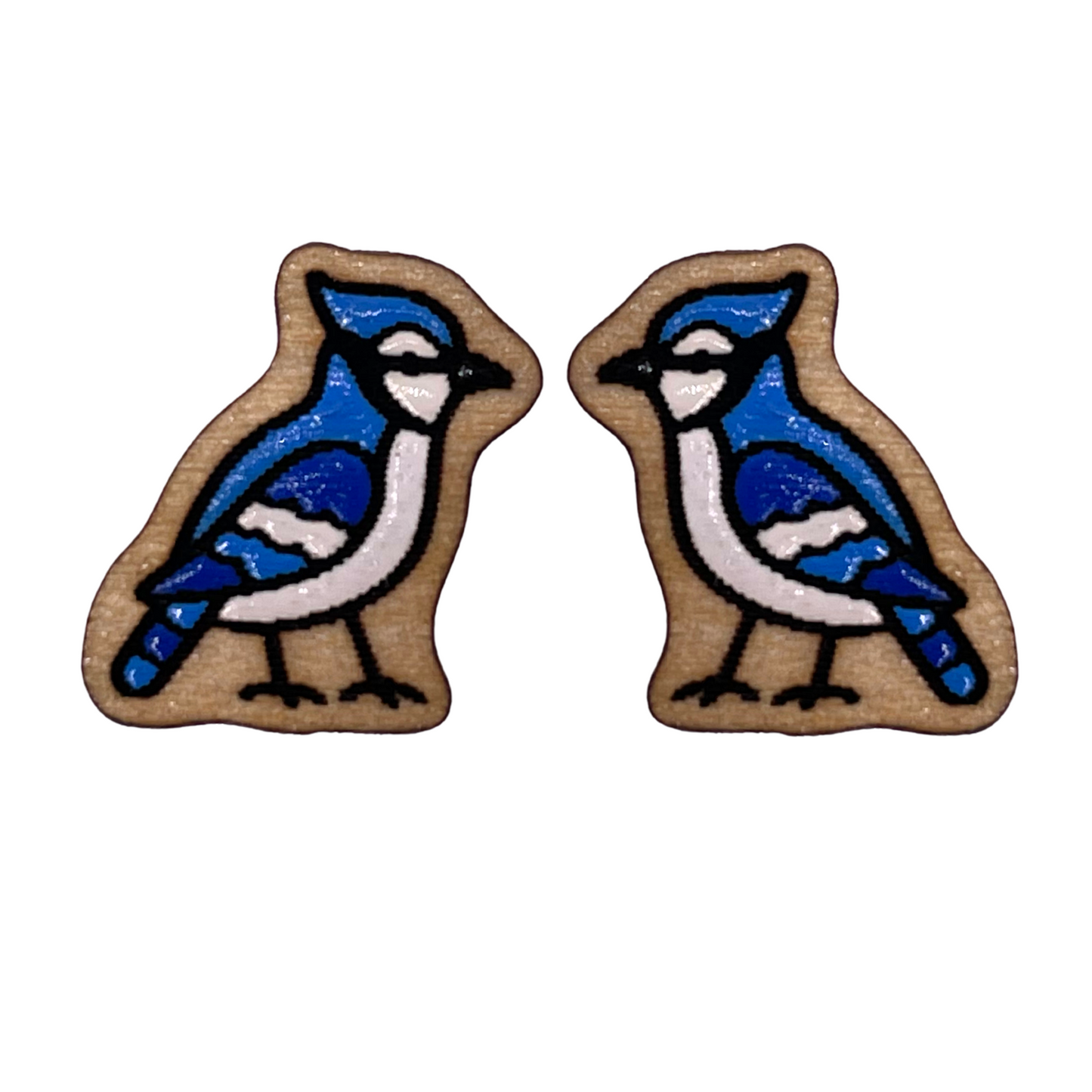 Blue Jay Studs