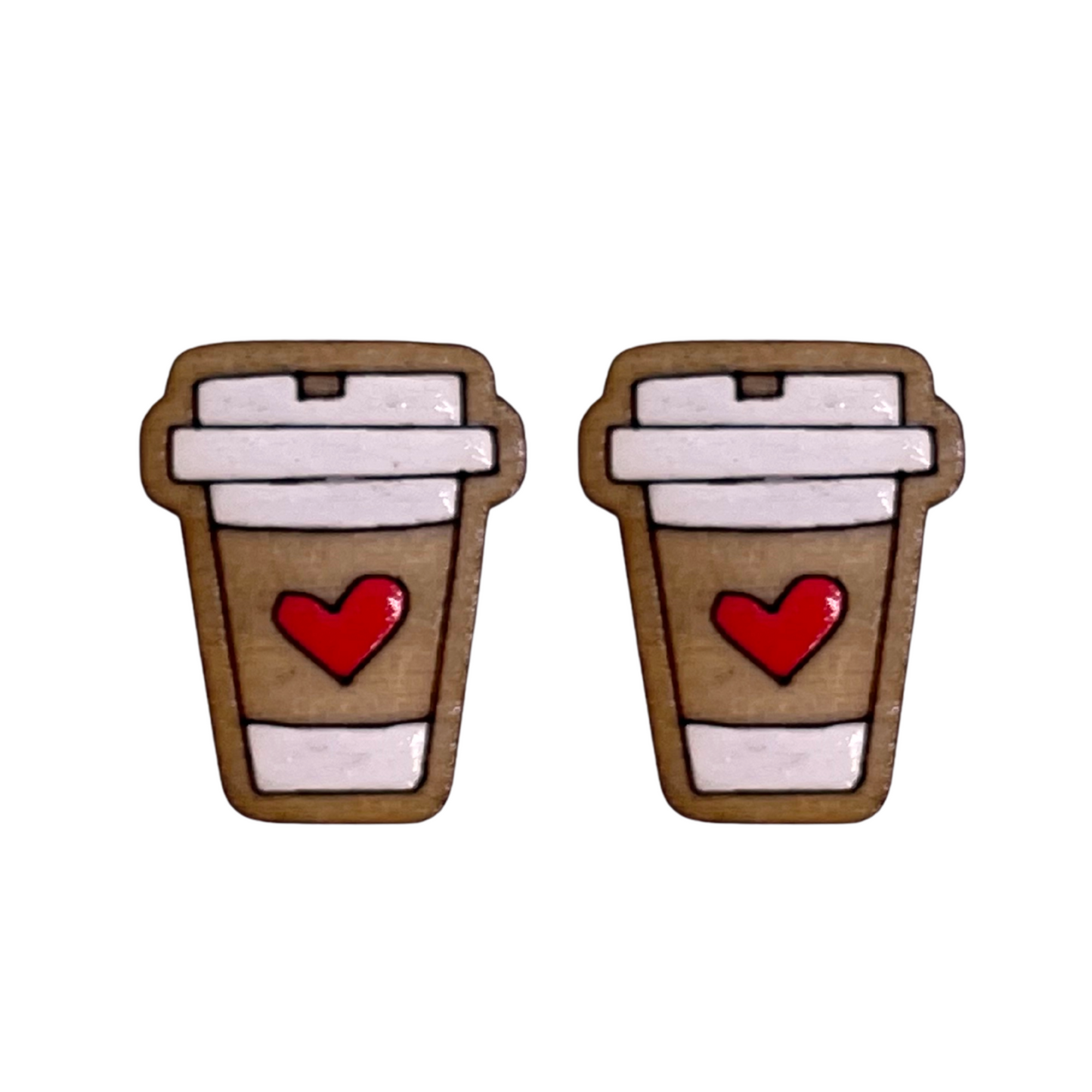 Coffee Cup Studs
