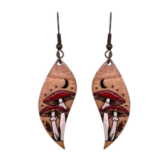 Moonlight Mushroom Dangles