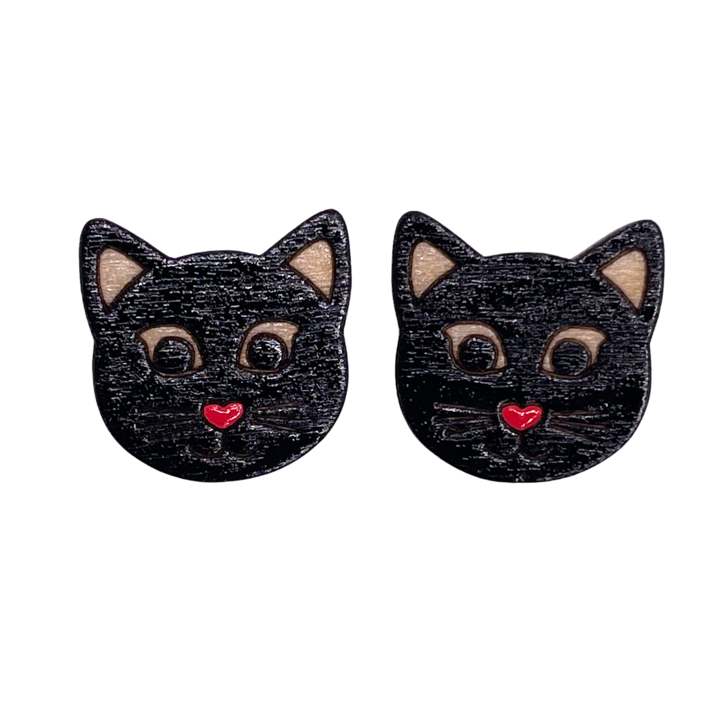 Cat Face Studs