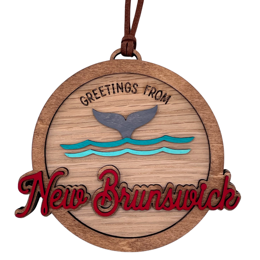 Greetings From New Brunswick Ornament