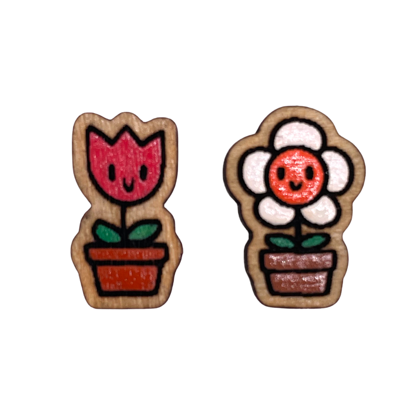 Kawaii Flower Studs