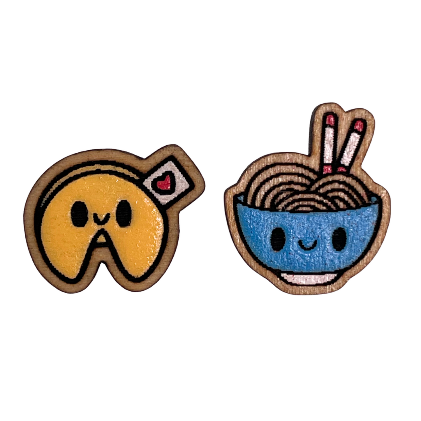 Fortune Cookie Studs