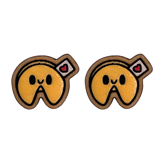 Fortune Cookie Studs