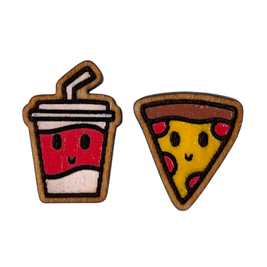 Pizza and Pop Studs