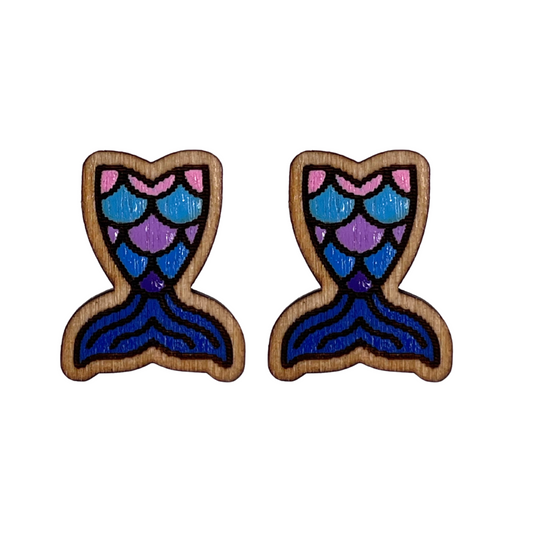 Mermaid Tail Studs