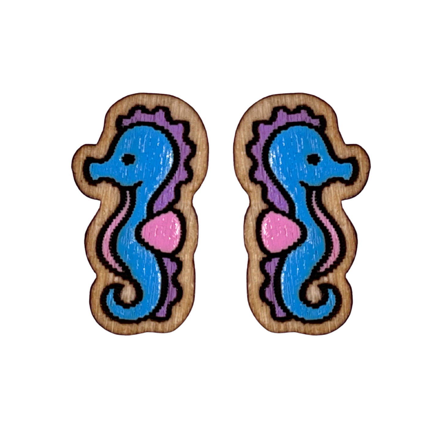 Seahorse Studs