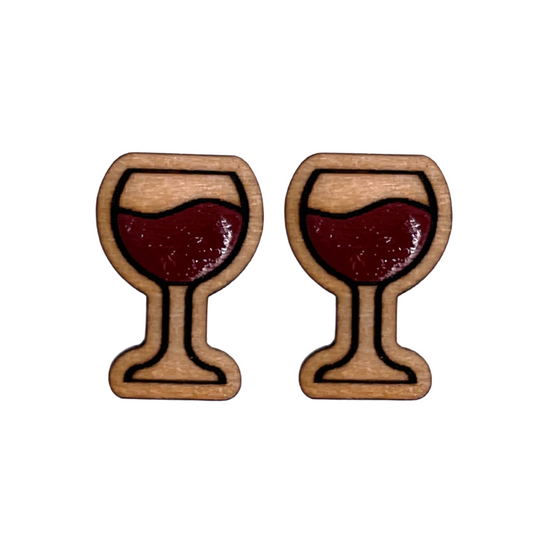Wine Glass Studs