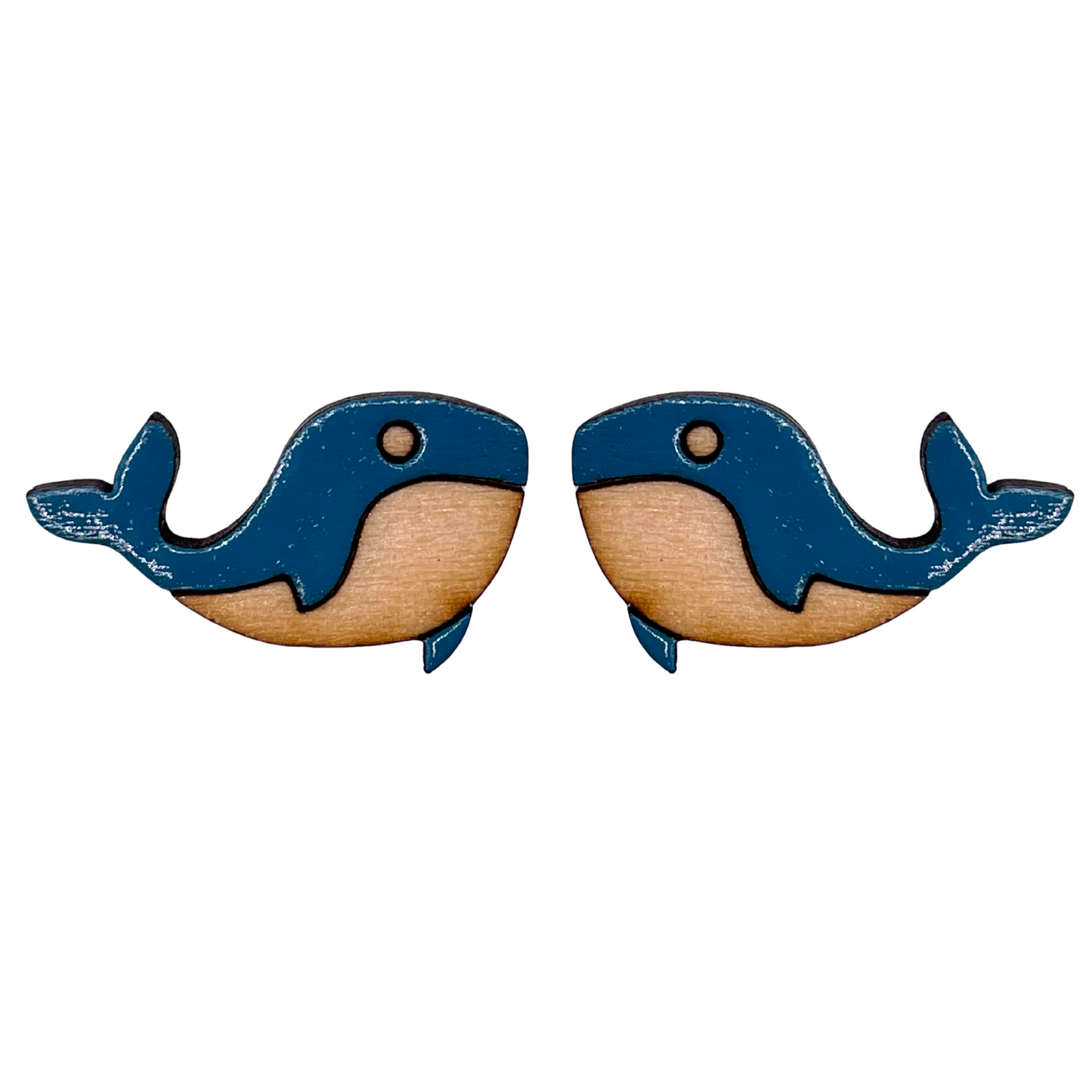 Blue Whale Studs