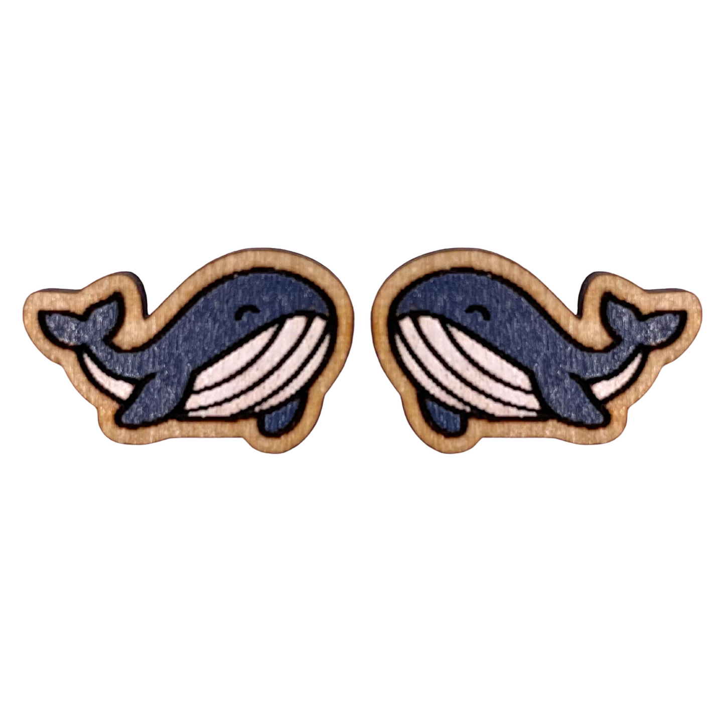 Whale Studs