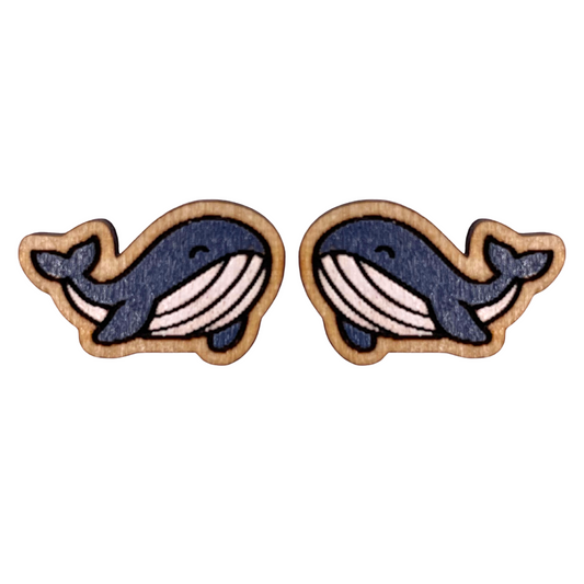 Whale Studs